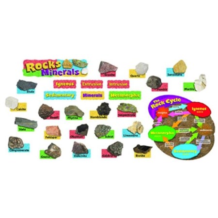 Trend Enterprises Trend Enterprises T-8604 Rocks & Minerals Mini Bbs T-8604